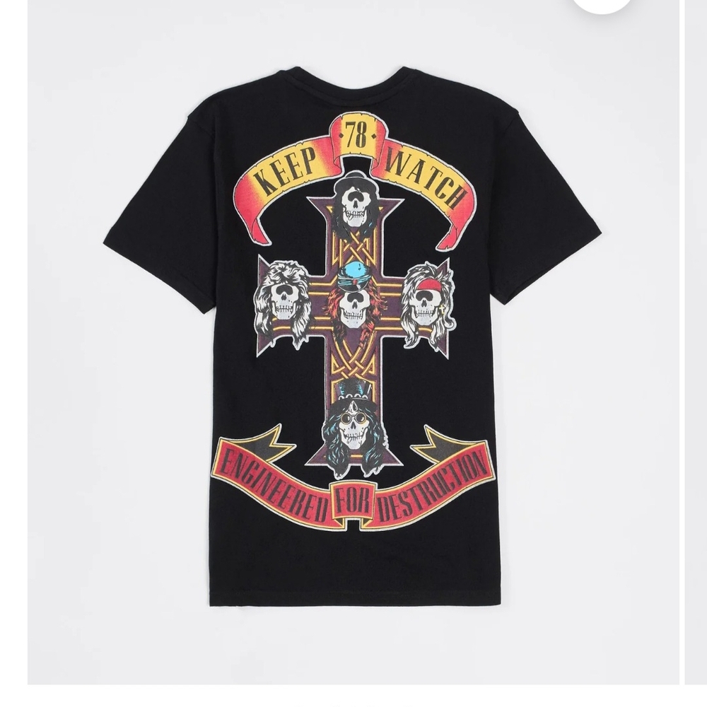 Mishka Black Tee with Colorful Graphic